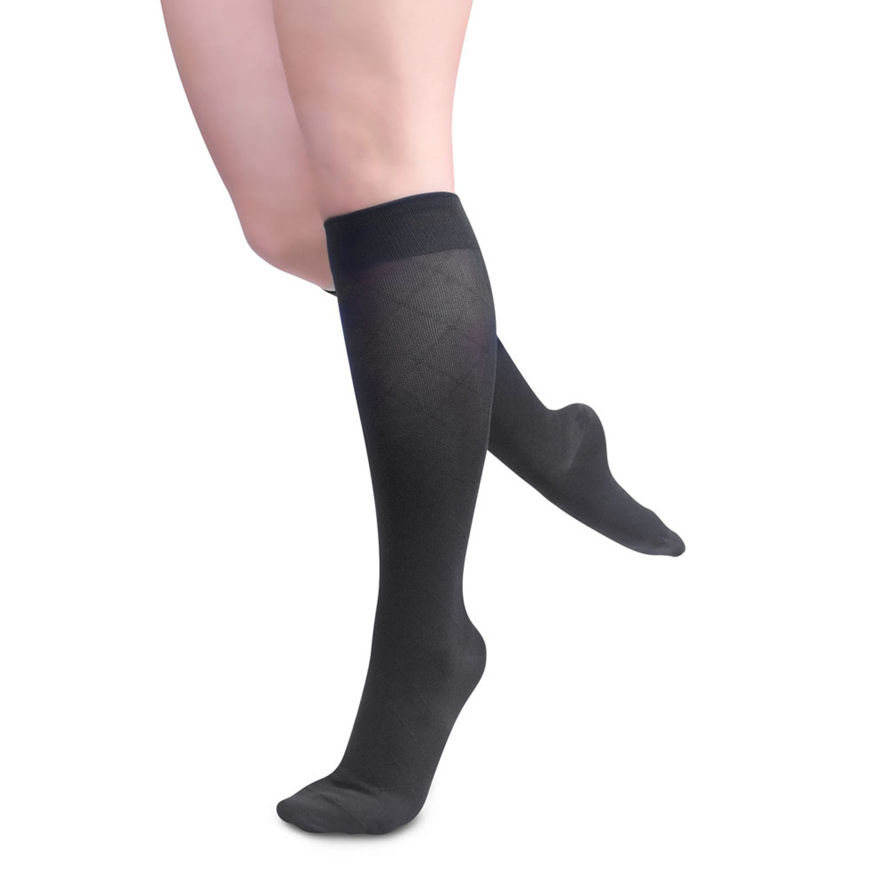 Jeba Knee-High Compression Socks Women's Diamond Unisex