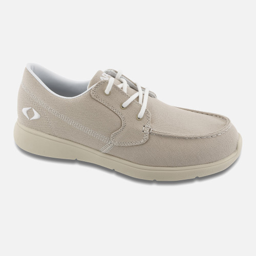 Men's Moc Toe Canvas Loafer - Gray