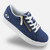 Women's Blucher Canvas Zip - Navy