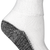 ROOMY Silver Comfort Ankle/Crew Sock - White Heel Closeup