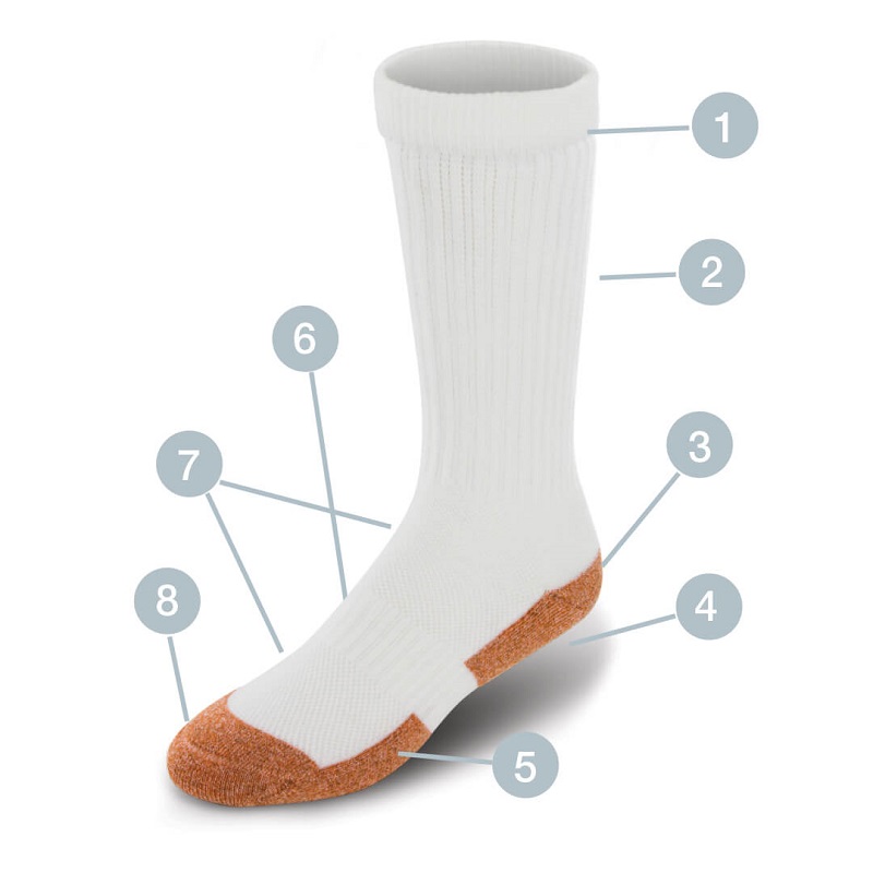 Copper Cloud Sock Diagram