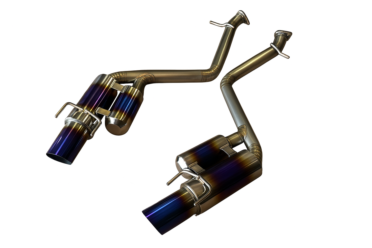 TOP SPEED PRO-1 Full Titanium Dual Axle-Back Exhaust for Lexus RC