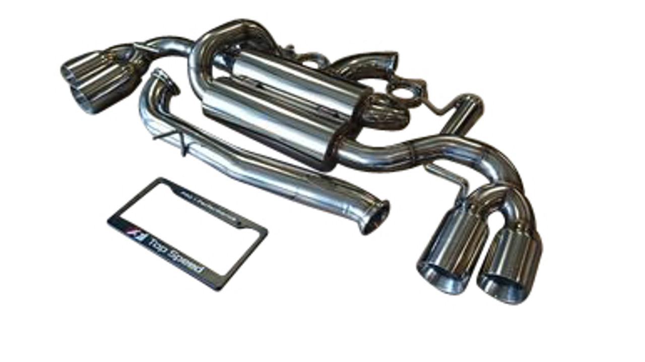 Audi TTS 2.0T 09-13 Top Speed Pro-1 Street Spec Exhaust System + 102mm  Polished Tip