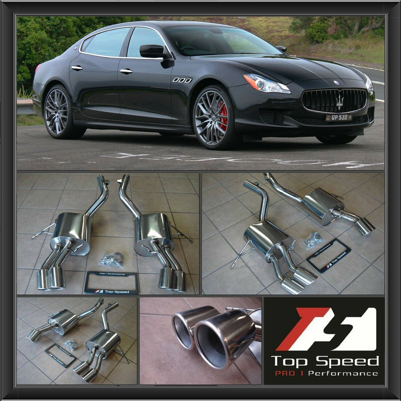 Titan- Maserati Quattroporte-Performance-Abgasanlagen