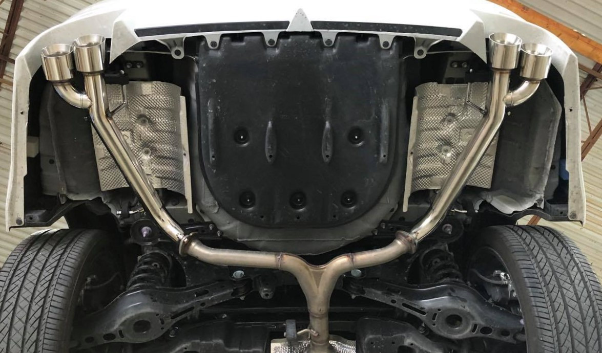 Top Speed Pro1 Toyota Camry 2.5L 3.5L 18-20 Straight Pipe Axle-Back Exhaust