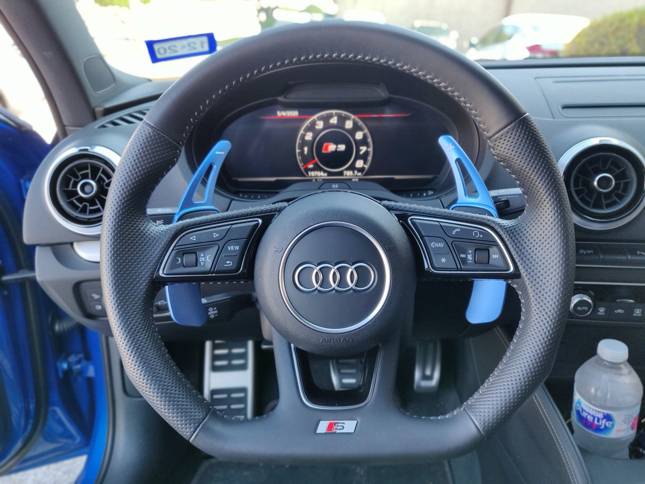 Audi S-Line Carbonfaser-Lenkradbezug passend für A3 A4 A5 TT TTS TTRS R8