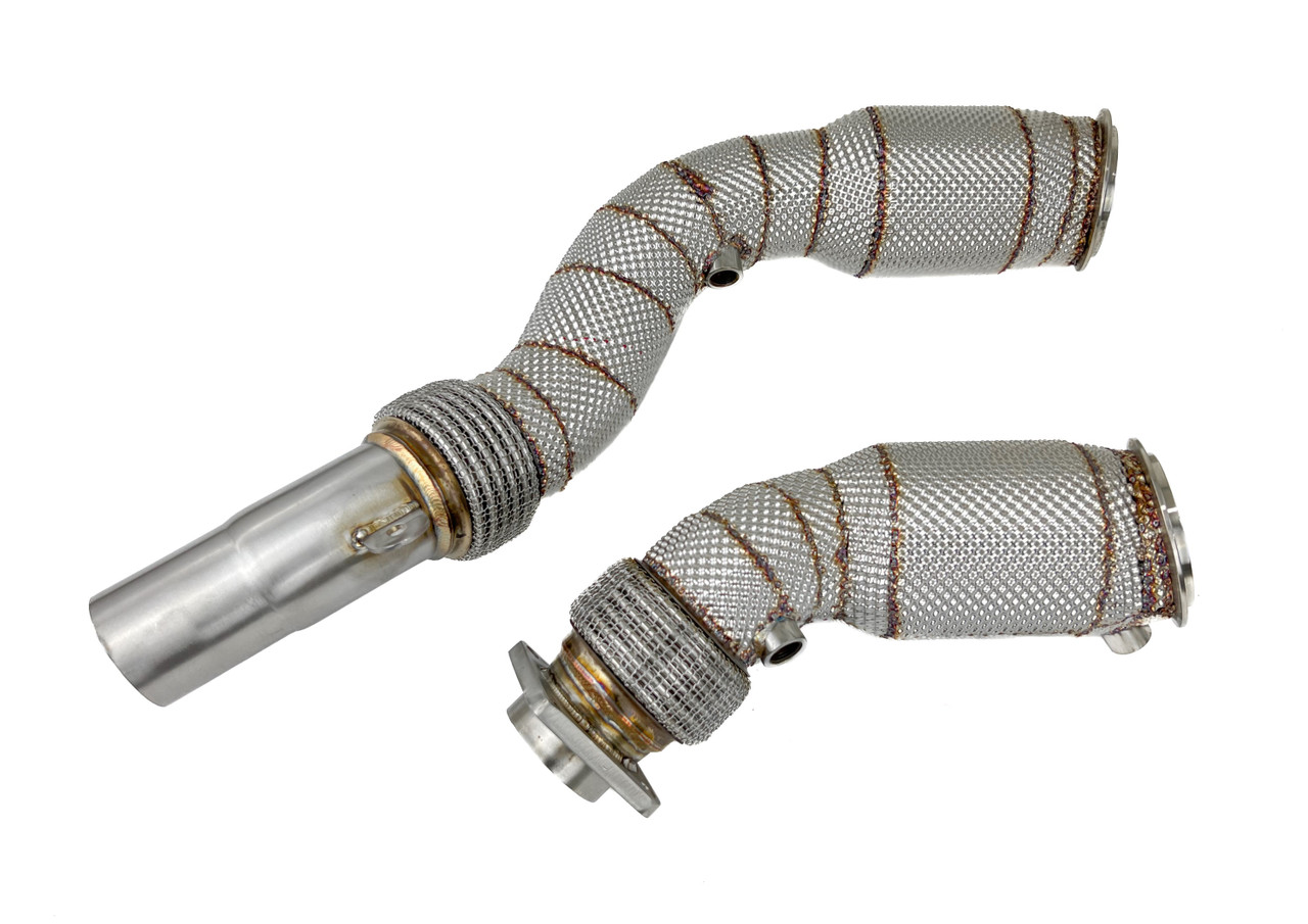BMW M3 M4 200 Cell HFC Turbo Downpipes | F80 F82 2015–2020 | Top