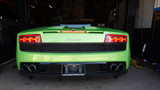 What a cold day to install a Performance Exhaust on 2013 Lamborghini Gallardo LP560-4 Spider with Verde Ithaca for Autopark Dallas