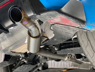 Proto Type  3.5" Single Side Exit Exhaust with Dolphin Turn Down TipToyota Supra A90 3.0T 2020-2021 