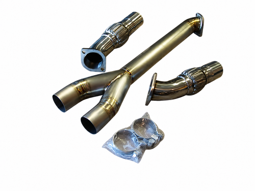 Nissan Skyline GTR R35 09-17 Titanium Turbo Mid Y-Pipe