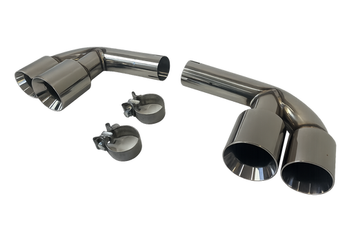 Porsche 911 996 Carrera & GT3 98-04 Muffler Bypass Pipes Quad Tips