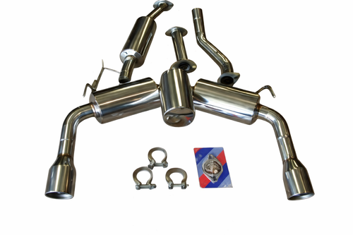 Top Speed Pro-1 70mm Street Spec Y-Pipe back Exhaust Systems FX35 FX37 FX50 SUV 09-14 