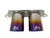 Porsche GT3 titanium exhaust tips in burnt blue and burnt purple finish, 89mm (3.5-inch) outer diameter, lightweight 100% titanium construction, direct bolt-on upgrade shown installed on Porsche 991 GT3 and 997 GT3RS.