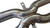 Top Speed Pro1 race spec catless X-pipe mid section for BMW M3 E92/E93 with 63mm T304 stainless steel straight piping