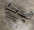 Top Speed Pro1 Porsche 997.2 Turbo, Turbo S, GT2 & GT2 RS 2010-2013 T304 stainless steel rear exhaust system kit with polished mufflers, mandrel-bent piping, clamps, mounting hardware, and direct bolt-on components.