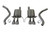 Chevrolet Corvette Stingray C7 6.2L 14-19 Axle Back Exhaust Systems 
