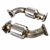 Acura Honda NSX 200-cell high-flow catalytic converters made from polished T304 stainless steel for 1991–1994 NSX 3.0L