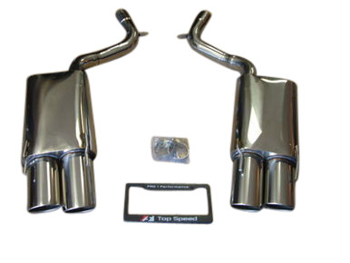 Mercedes Benz W220 S430 S500 S55 S600 98-05 T304 Axle Back Exhaust