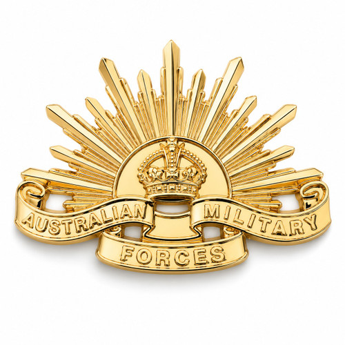 Rising Sun Cap Badge - Version 4