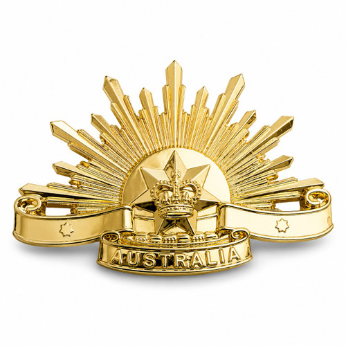 Rising Sun Cap Badge - Version 6