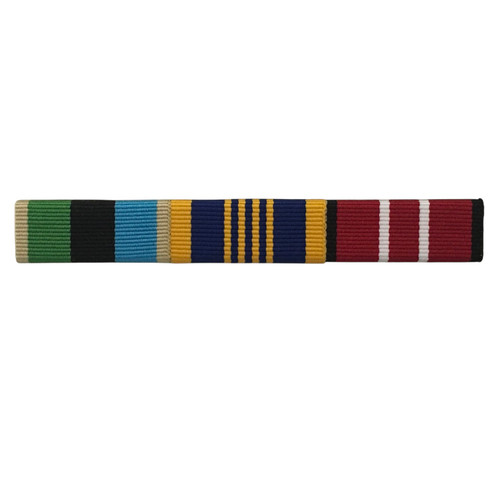 AOSM MIDDLE EAST, LONG SERVICE MEDAL AND AUSTRALIAN DEFENCE MEDAL RIBBON BAR