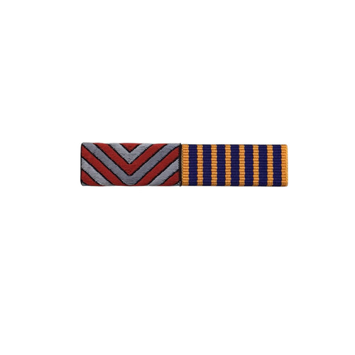 AMBULANCE SERVICE MEDAL + NATIONAL MEDAL RIBBON BAR