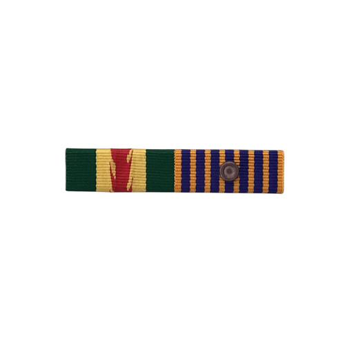 AUSTRALIAN FIRE SERVICE MEDAL + NATIONAL MEDAL RIBBON BAR + ONE ROSETTE