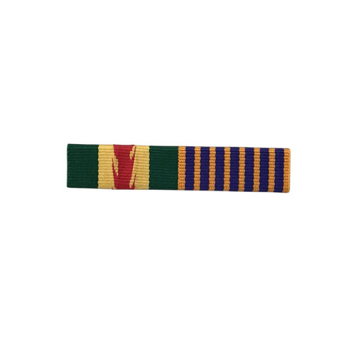 AUSTRALIAN FIRE SERVICE MEDAL + NATIONAL MEDAL RIBBON BAR