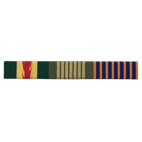 AUSTRALIAN FIRE SERVICE MEDAL + NATIONAL EMERGENCY MEDAL + NATIONAL MEDAL RIBBON BAR
