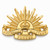 Rising Sun Cap Badge - Version 3