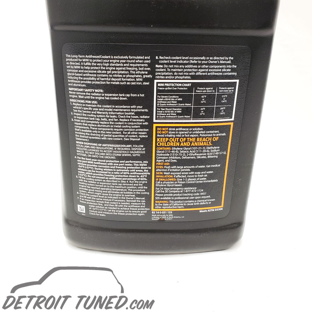 MINI Antifreeze Coolant