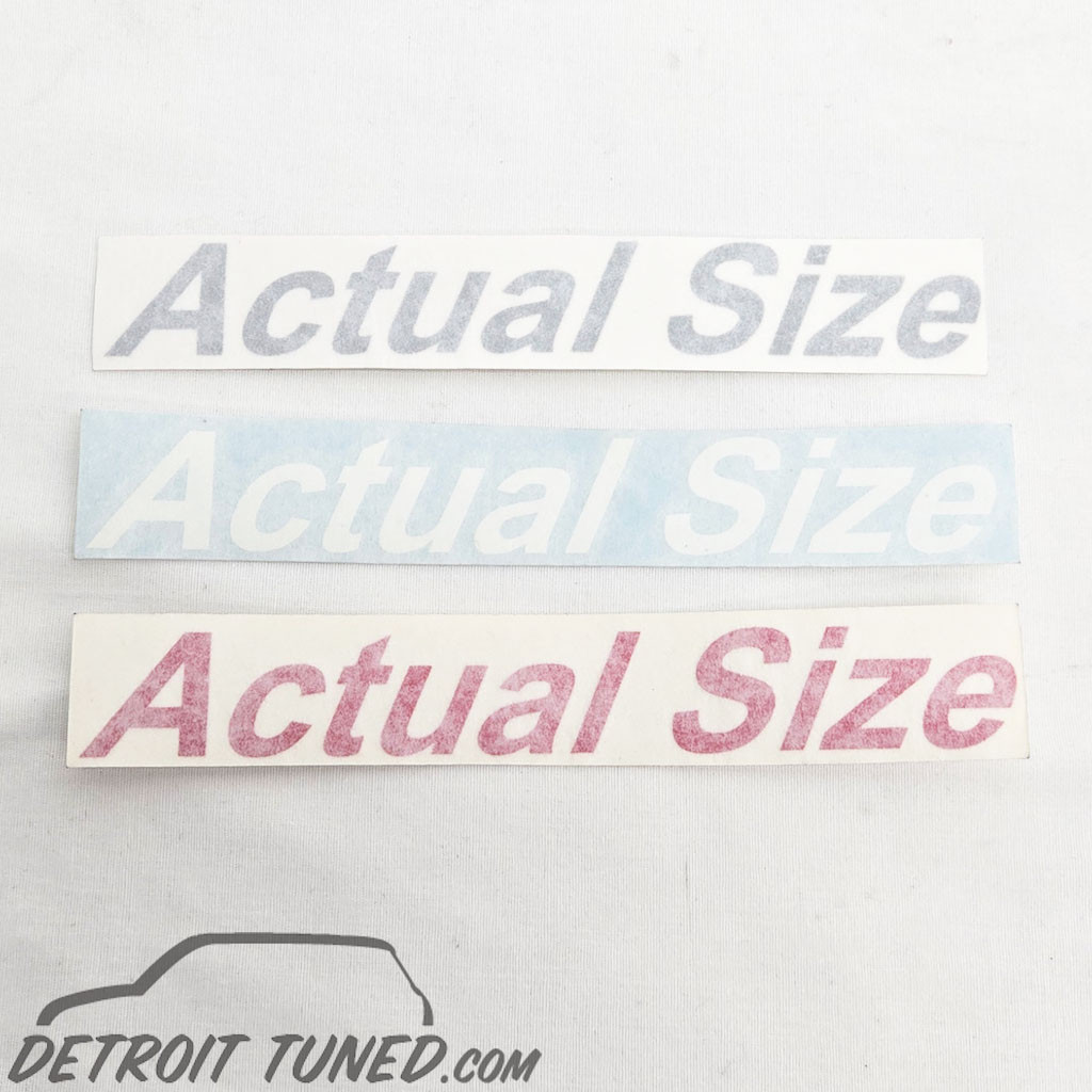 Real Scale Sticker Pull To Inflate Straight Decal