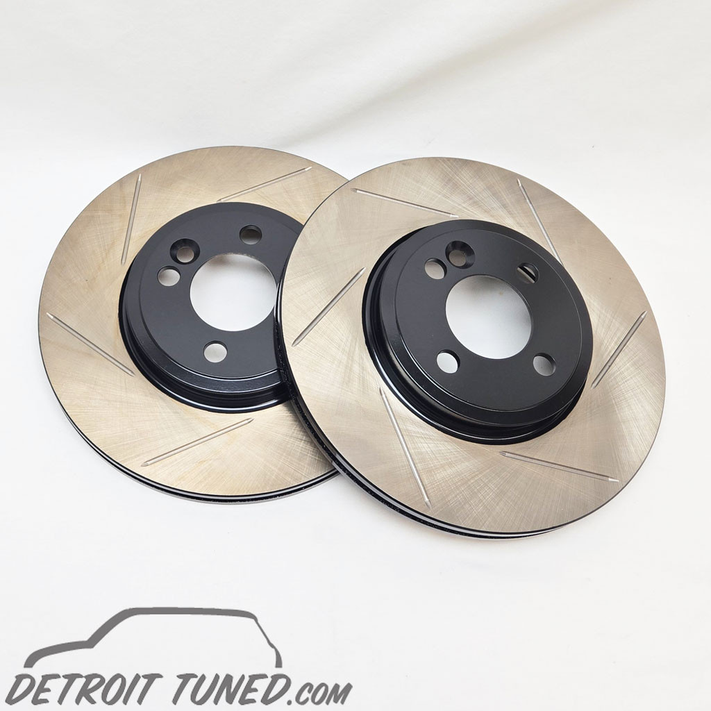  MINI R53(前期)用 SLOTTED ROTORS 当時物 StopTech MINI Cooper Slotted Front Rotors