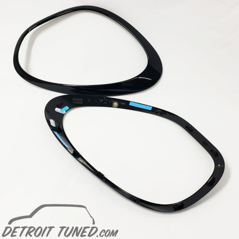 Gloss Black Headlight Trim Ring Bezel For Mini Cooper Countryman R60 (2011-2016) & Paceman (2013-2016)