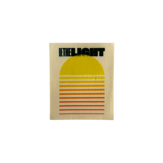 Be The Light Woven Label