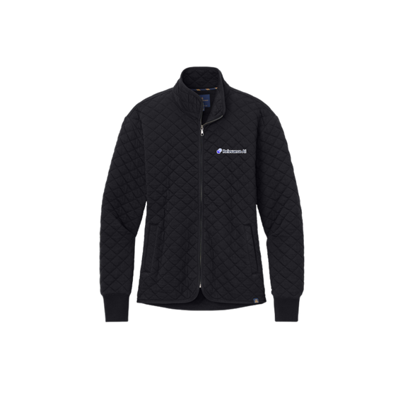 Brooks Brothers Women's Diamond Quilt Full Zip Jacket