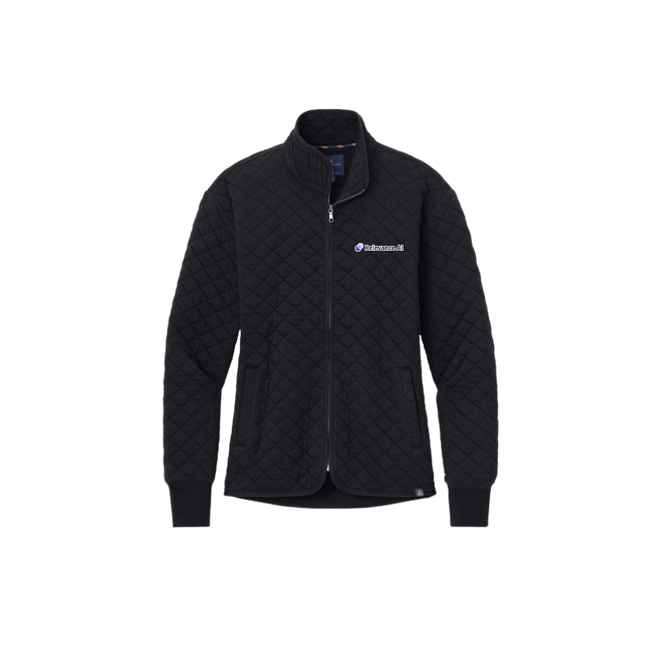 Brooks Brothers Women's Diamond Quilt Full Zip Jacket