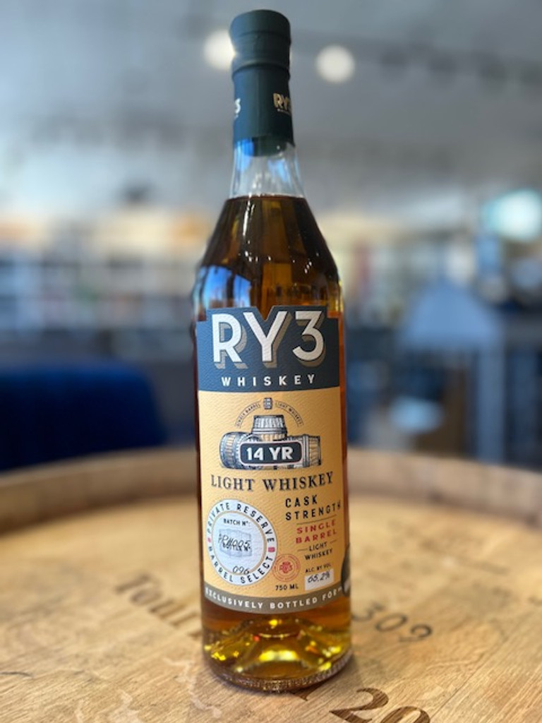 RY3 14 Year Light Whiskey Prima Barrel Pick