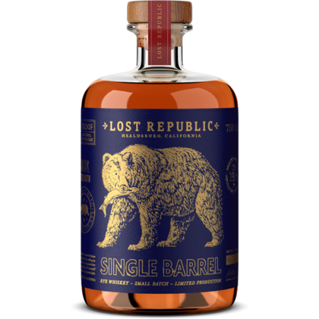 Lost Republic Rye Whiskey CASK STRENGTH 