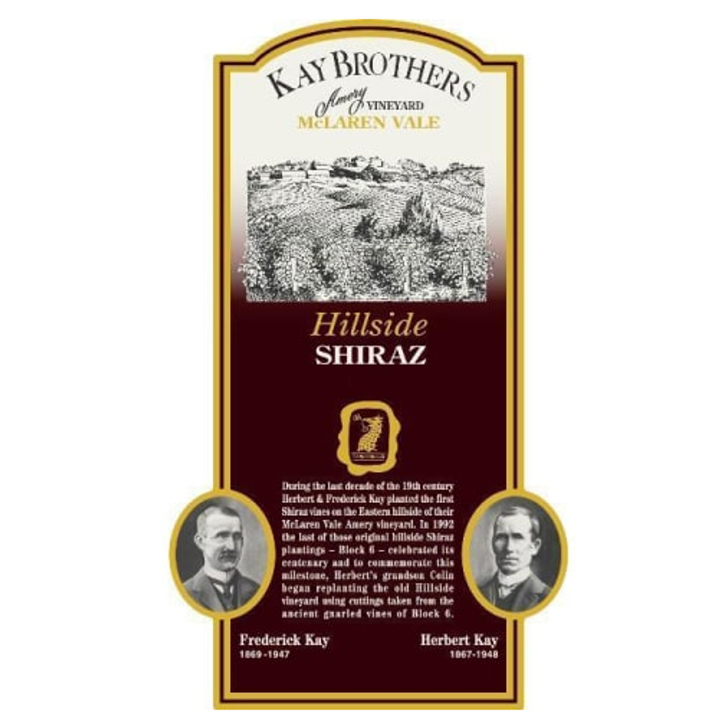 2017 Kay Brothers Shiraz, Hillside Vineyard, McLaren Vale 750 ml