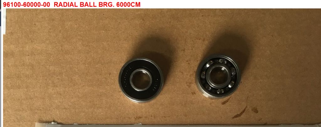 22 Radial Ball Brg. 6000cm - Citycom S 300i