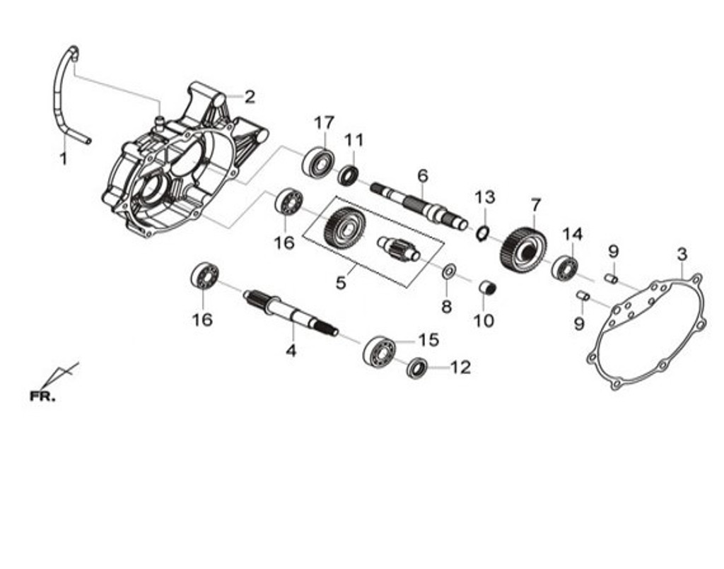 14 Radial Ball Brg. 6204 - Citycom S 300i