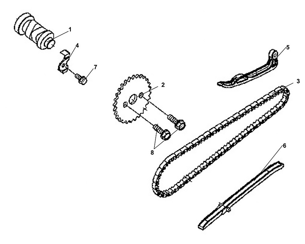 05 Cam Chain Guide - Fiddle III