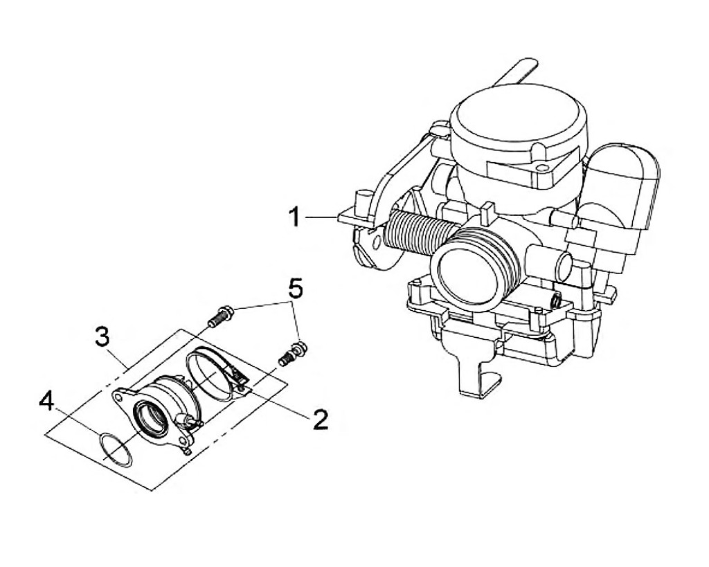 03 Inlet Pipe Assy - HD 200 Evo