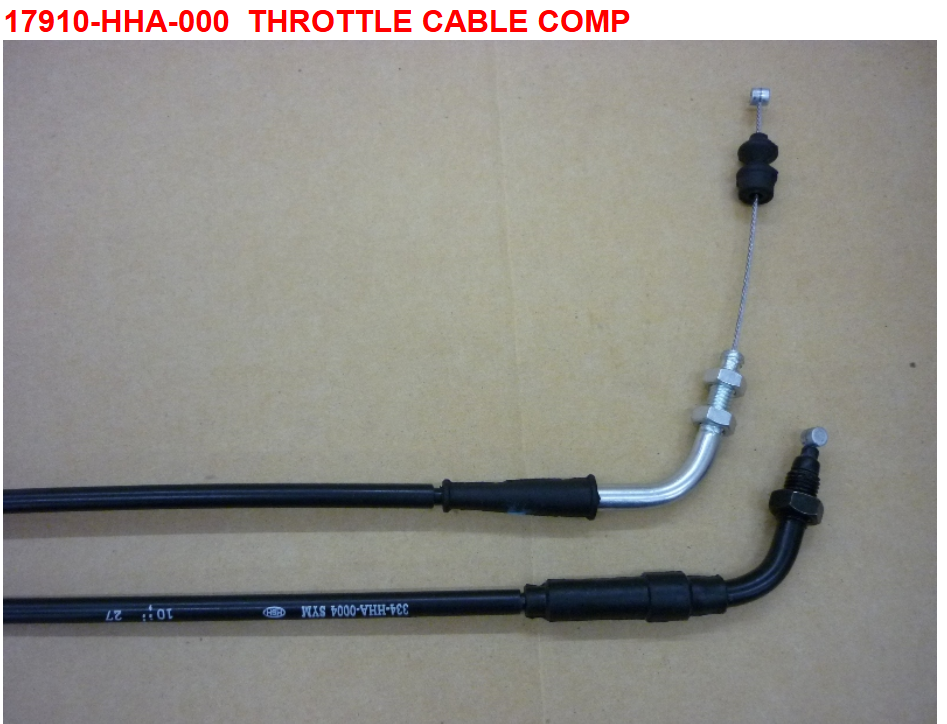 01 Throttle Cable Comp - HD 200 Evo