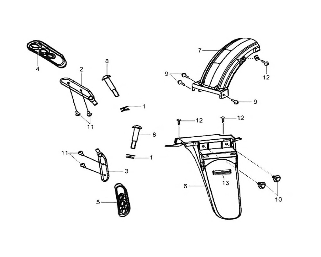 05 L. Step Bar Cover BK-001U - HD 200 Evo