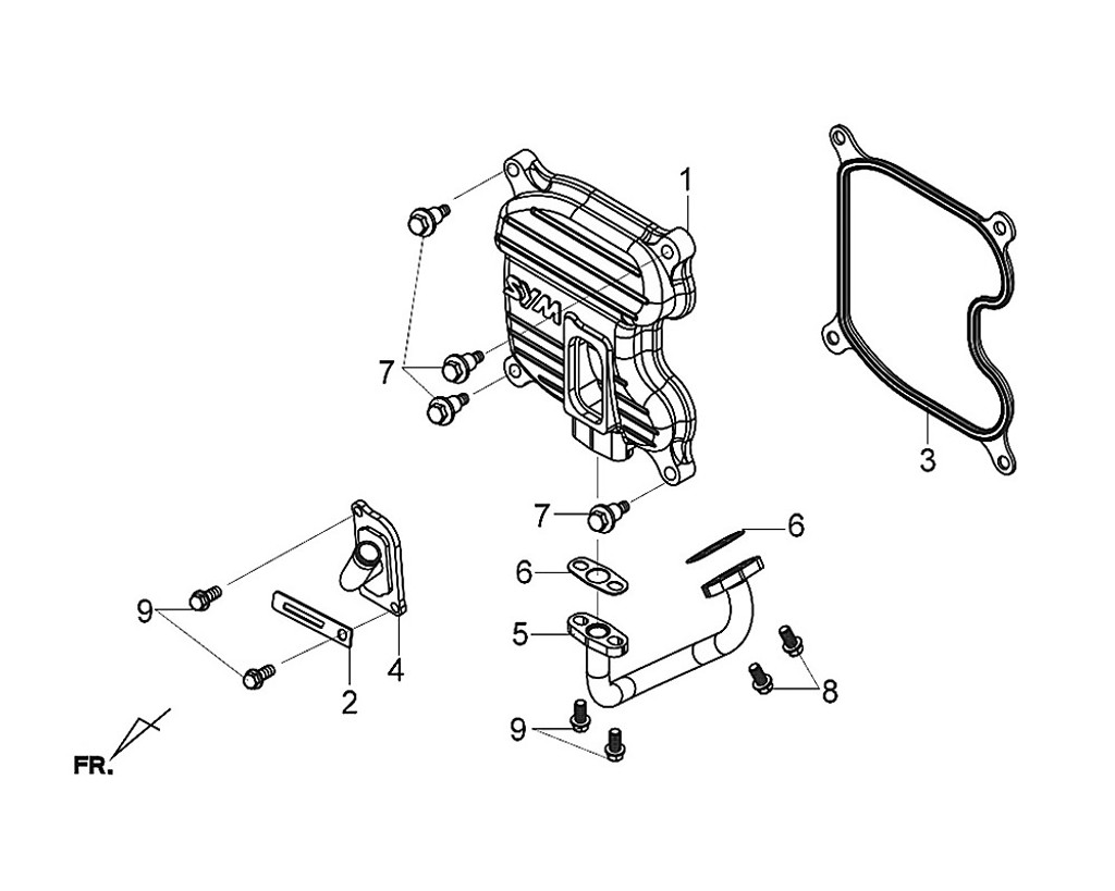 07-CYLINDER HEAD COVER BOLT - Citycom 300i