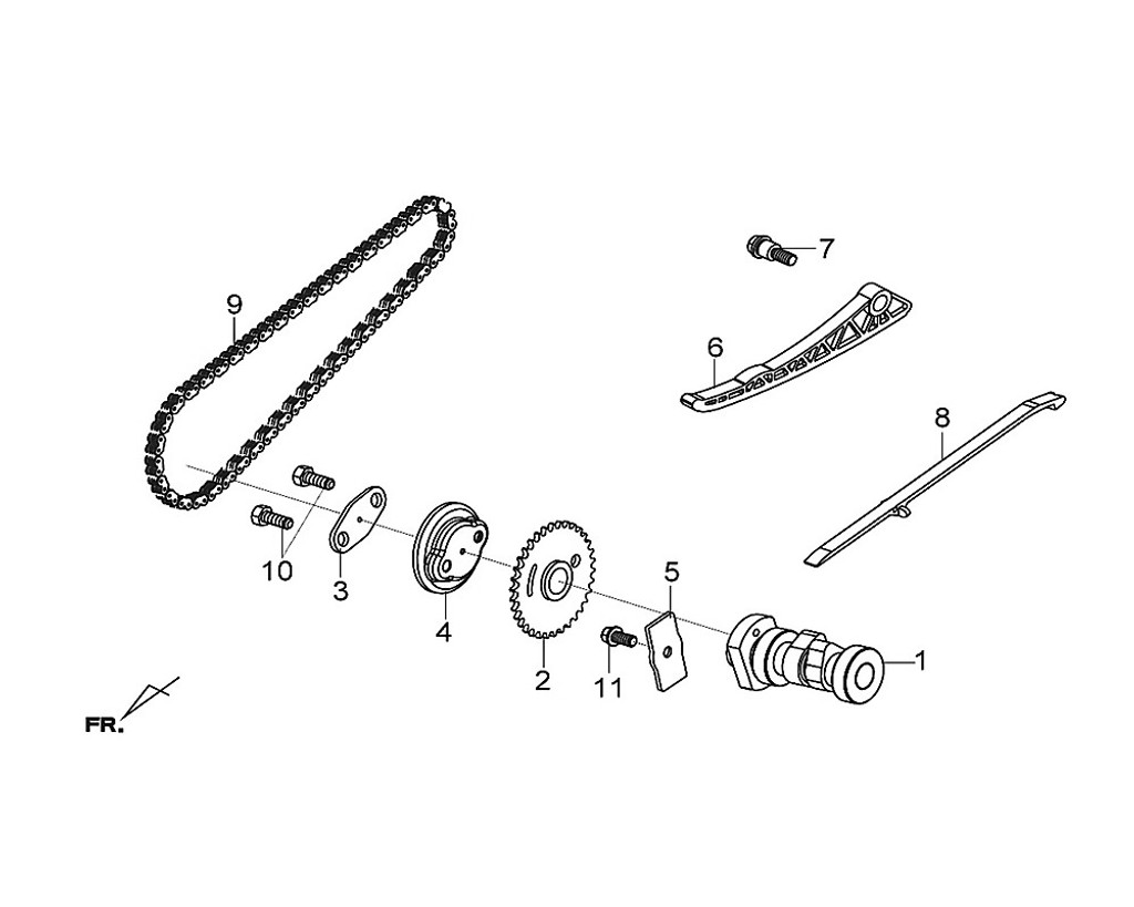 02-CAM SPROCKET - Citycom 300i