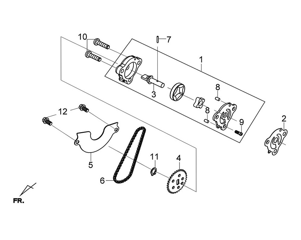 02-OIL PUMP GASKET - Citycom 300i