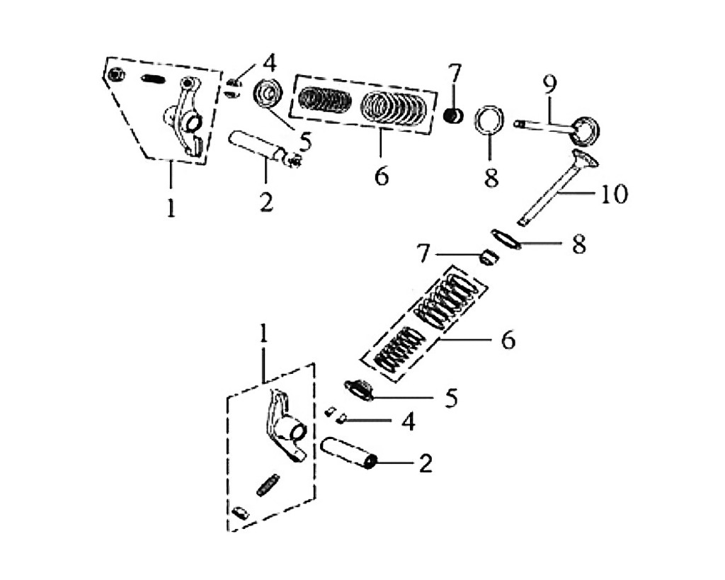 01-VALVE ROCKER ARM COMP - Symba 100